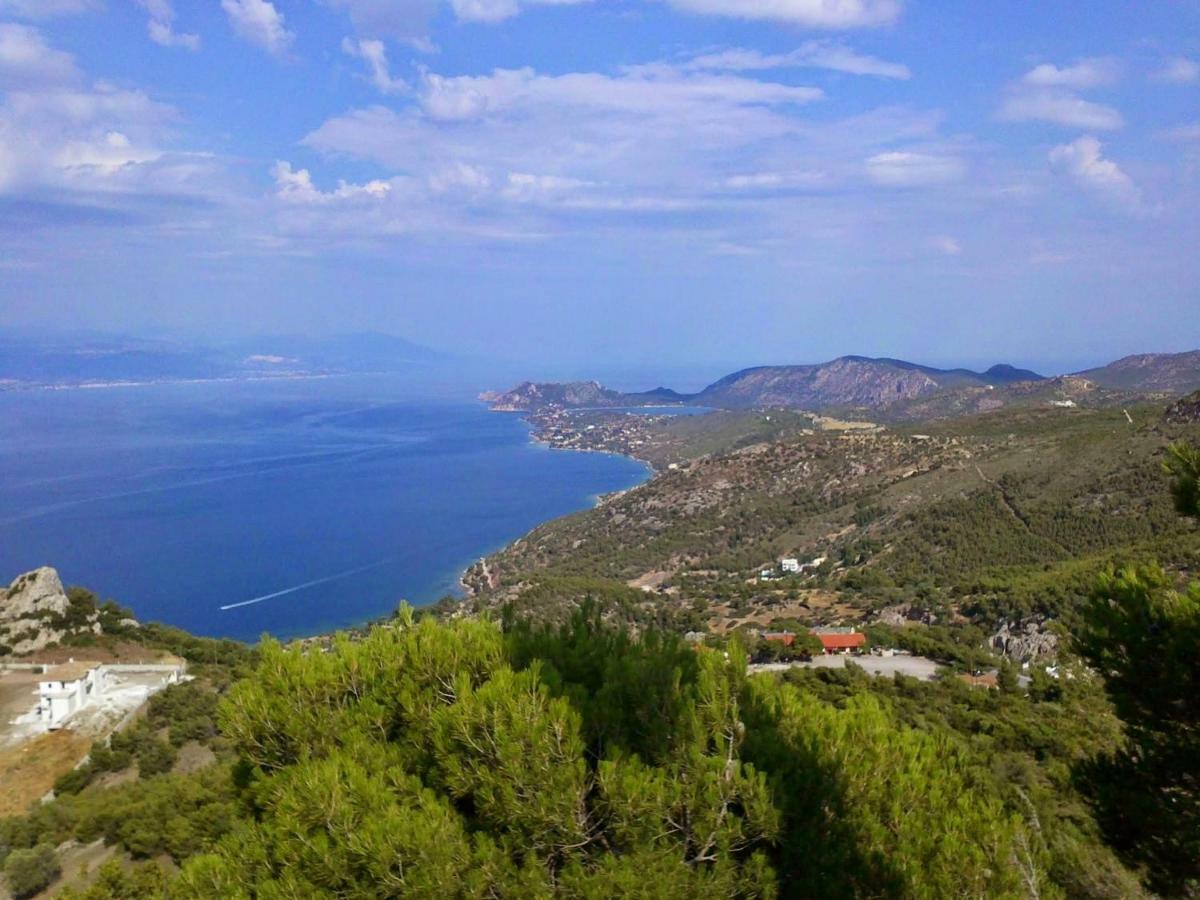 Вилла Beautiful House By The Sea,Loutraki Skaloma. Экстерьер фото